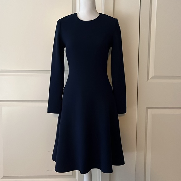 Lela Rose | Dresses | Lela Rose Navy Blue Long Sleeve Aline Dress | Poshmark Lela Rose | Dresses | Lela Rose Navy Blue Long Sleeve Aline Dress | Poshmark